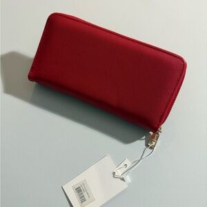Elegant Red Women's Wallet